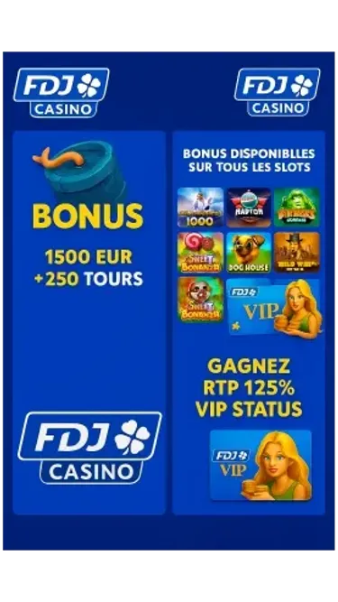 FDJ Casino. Screenshot